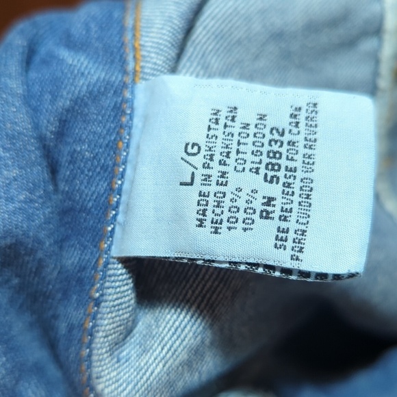 Vtg Disney Winnie The Pooh Denim Trucker Jean Jacket Honeypots Embroidery Sz L - Picture 9 of 11